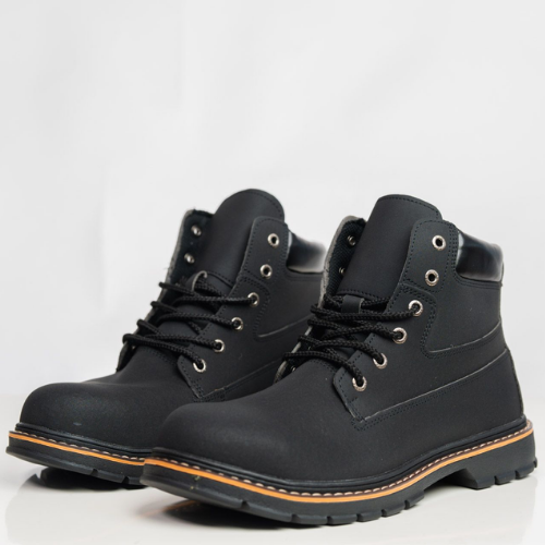 Veterboots Zwart S1 (versie 2)